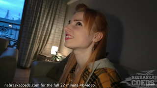 מותג חדש ג &#039; ינג &#039; ר ילדה ריקי בפעם הראשונה וידאו מפורש אוננות עם closeups