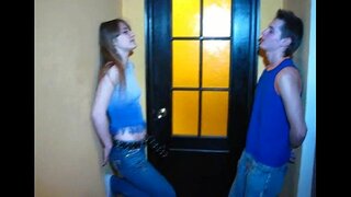 Beibe iegūst overspread ar cum