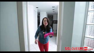 SisLovesMeHD - Big Tits Natural Step Sister Play Around POV