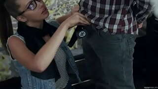 Hipster paauglių sucks ir fucks gaidys